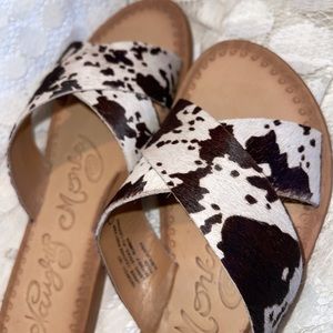 Naughty Monkey Cow Hide Sandals